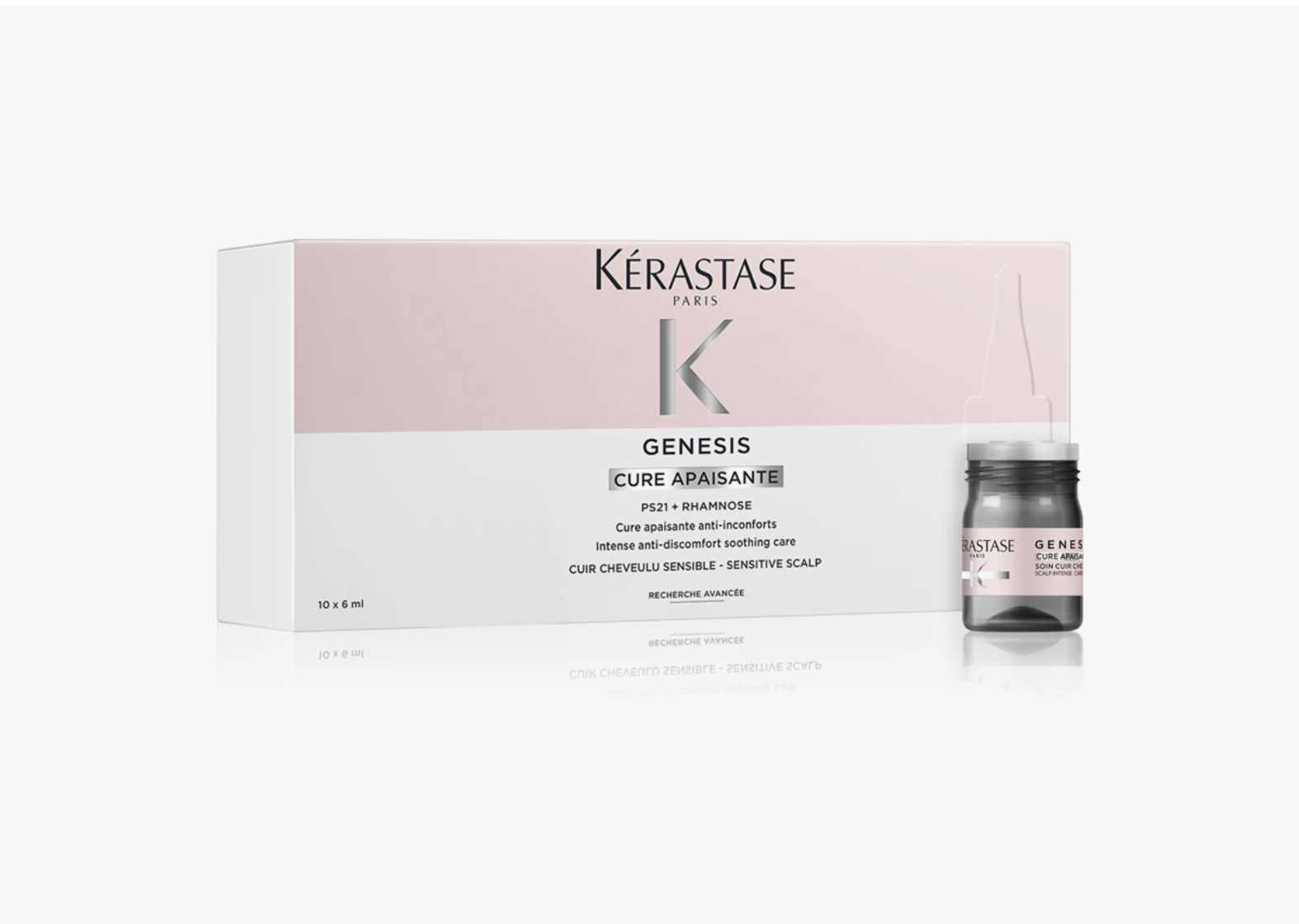 Kérastase Genesis Cure Apaisante – nyugtató és hidratáló fejbőrkezelés 10x6ml